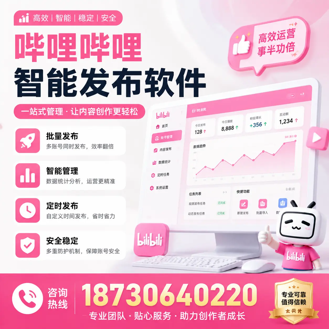 如何评估哔哩哔哩智能发布软件的ROI？五家渠 企业必读